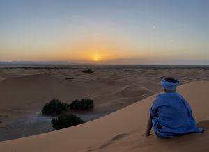 Sonnenuntergang in den D&uuml;nen